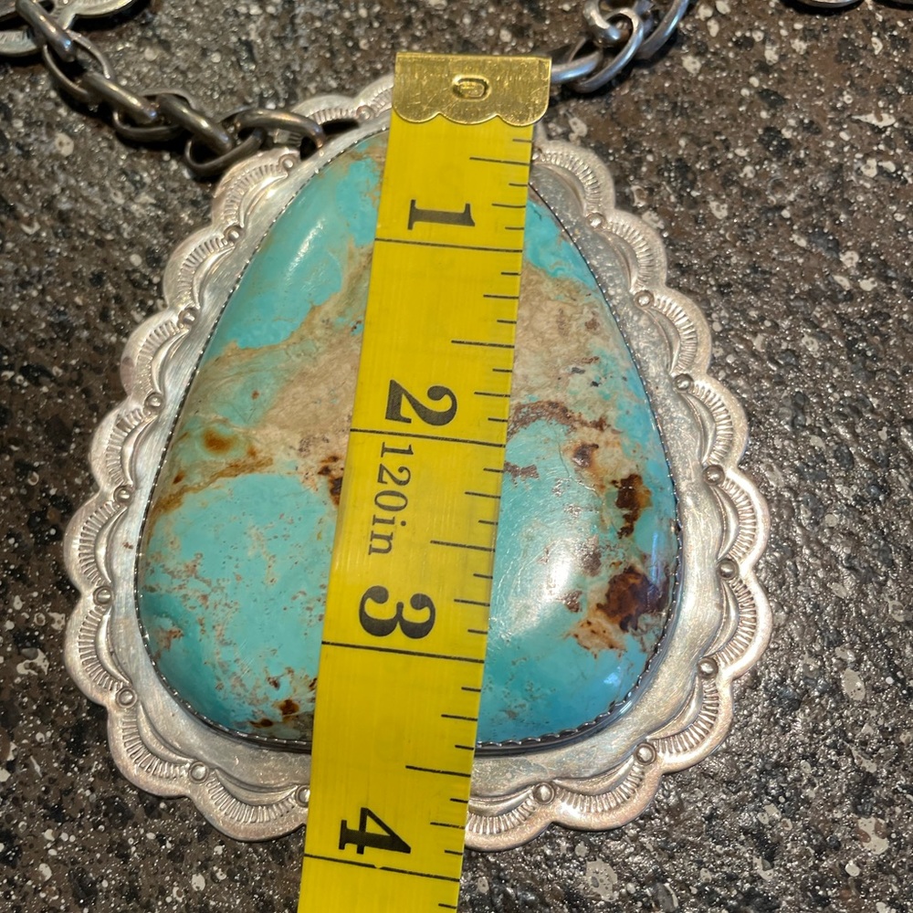 **Turquoise Statement Necklace** - Picture 5 of 6